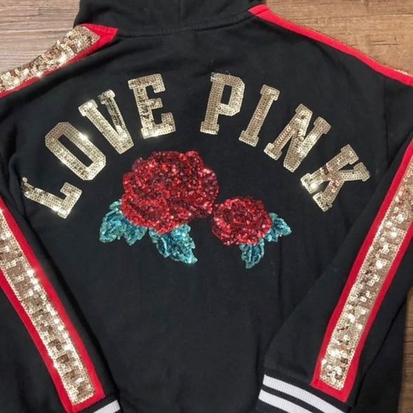 PINK VS 2017 FASHION SHOW BLING ROSES
HOODIE AND JOGGERS SET M - Picture 5 of 11